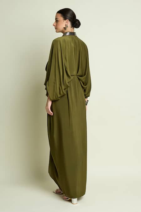 Aakaar Draped Kaftan Dress 