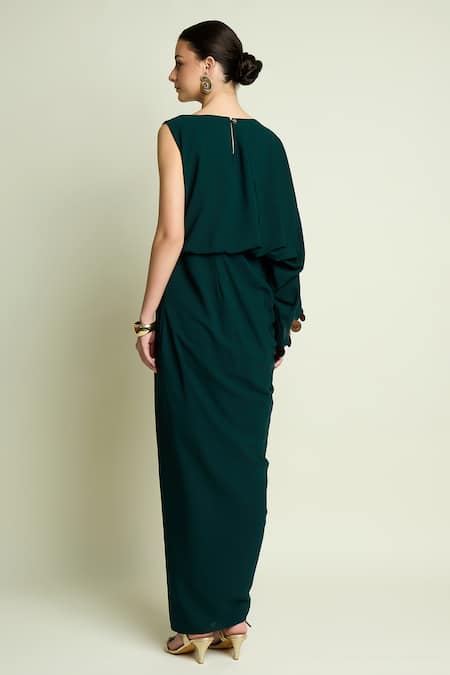 Aakaar Draped Kaftan Dress 