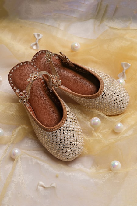 Hello JR Dalia Glitter Embellished Mules 