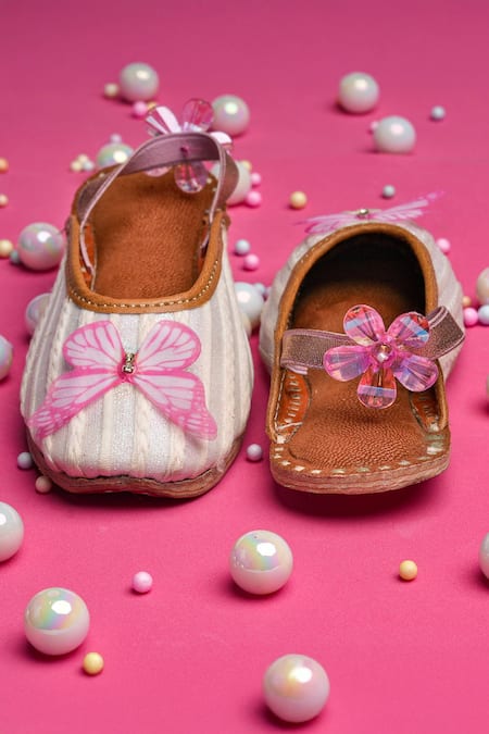 Hello JR Iris Butterfly Embellished Mules 