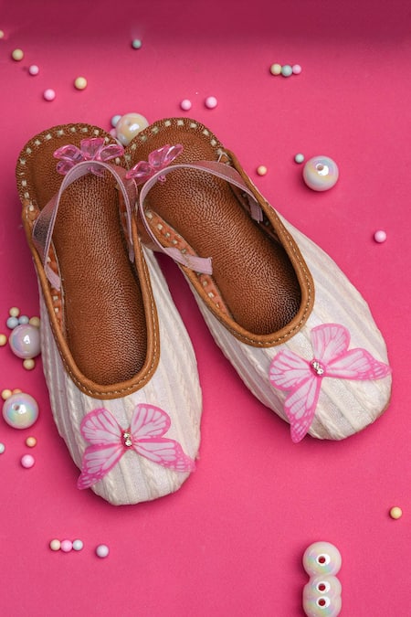 Hello JR Iris Butterfly Embellished Mules 