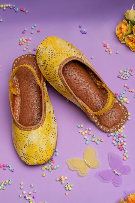 Hello JR Zinnia Textured Pattern Mules 