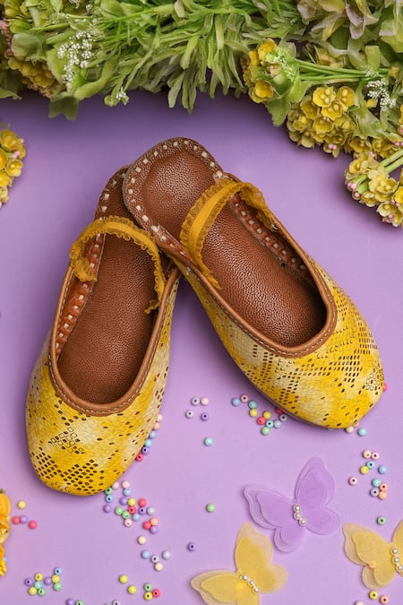 Hello JR Zinnia Textured Pattern Mules 