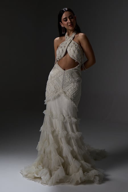 Jade By Ashima Helena Fish Cut Gown 