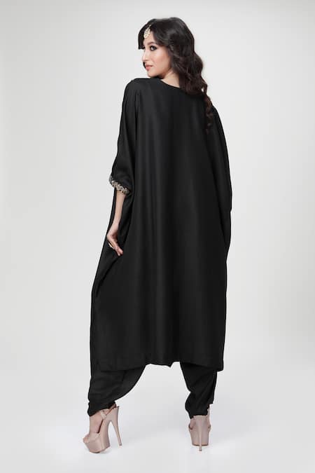 Ranian Embellished Kaftan & Dhoti Salwar Set 