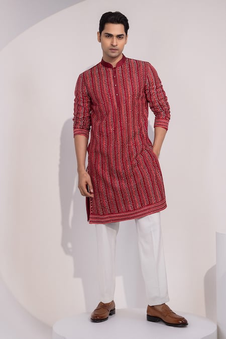 Yoseba Aagya Embroidered Kurta & Pyjama Set 
