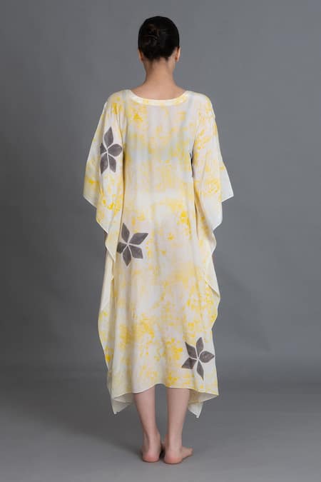 Khat Crezia Floral Print Kaftan 