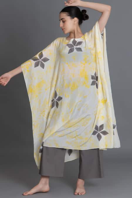 Khat Creziaflorqal Kaftan & Pant Set 