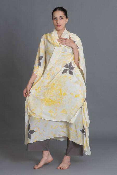 Khat Crezia Printed Kaftan Pant Set 