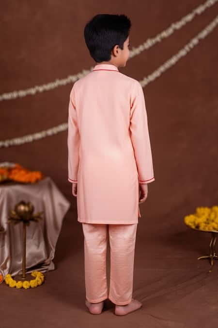 Toplove Embroidered Kurta & Pajama Set 