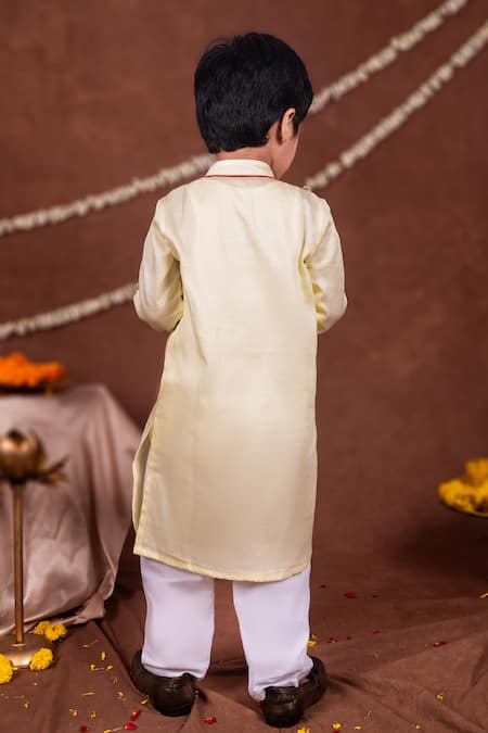 Toplove Watermelon Embroidered Kurta & Pajama Set 