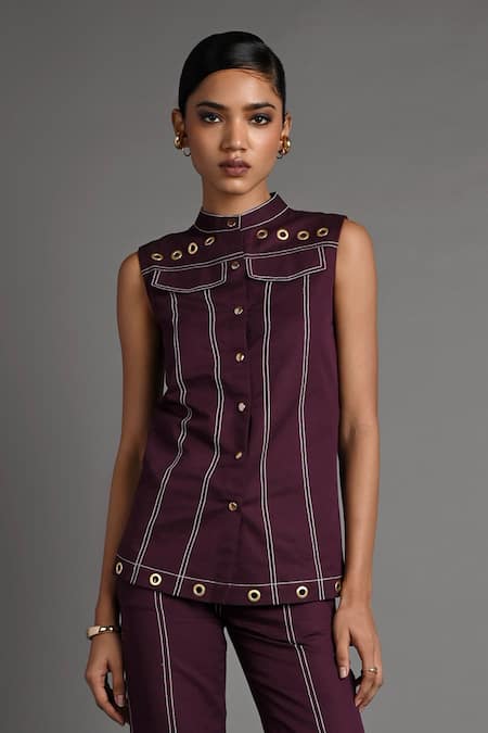 Veera Wear Merlot Muse Top 