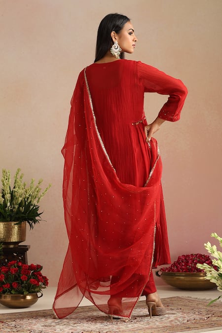 Trendy Tokari Hand Embroidered Kurta Set 