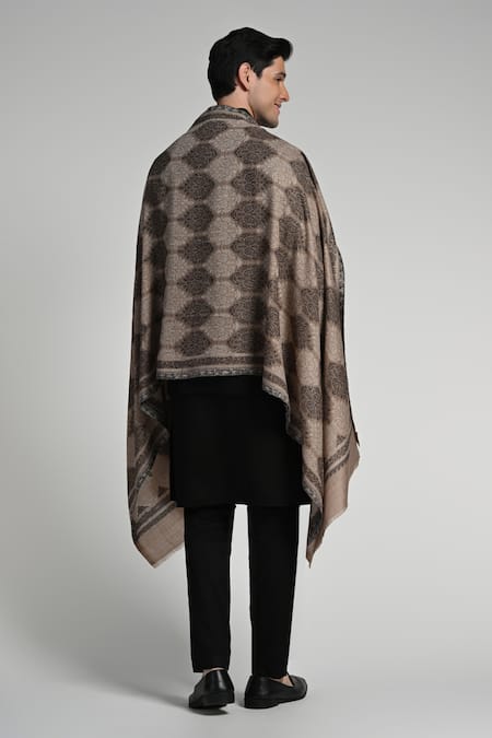 Taroob Taroob Fine Wool Kashmiri Jaal Kaani Stole 