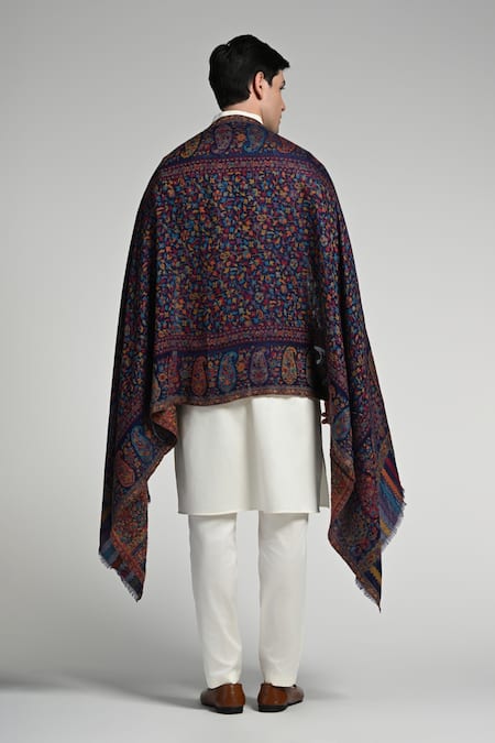 Taroob Taroob Authentic Pashmina Feel Fine Wool Stole 