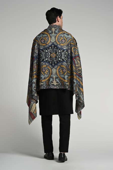 Taroob Taroob Embroidered Kashmiri Kalamkari Stole 