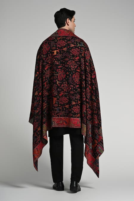 Taroob Taroob Majestic Raj-Mahal Fine Wool Kaani Shawl 