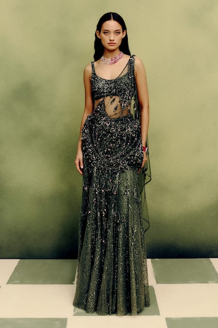 Dolly J Viridara Draped Saree 