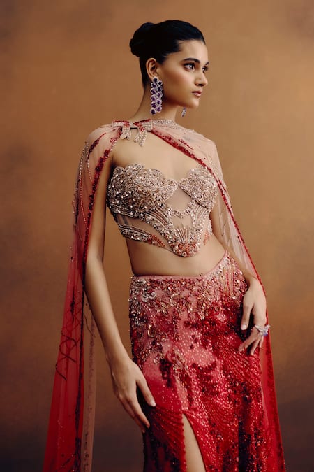 Dolly J Rosarae Embroidered Corset & Skirt Set 