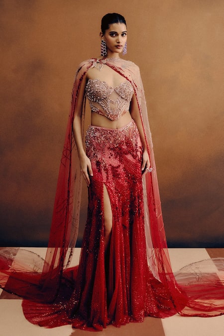 Dolly J Rosarae Embroidered Corset & Skirt Set 