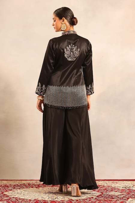 Sejal Kamdar Patchwork & Cut Pipe Penetration Jacket & Pant 