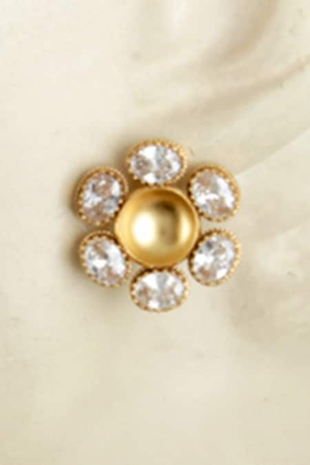 Suhani Pittie Katuri Center Floral Earrings 