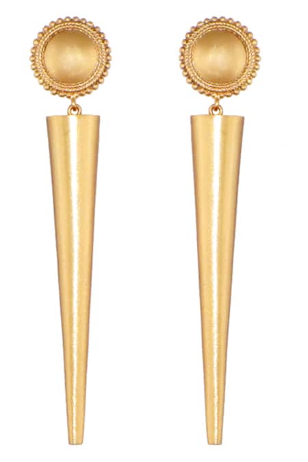 Suhani Pittie Gold Plated Chakra & Poke Earrings 