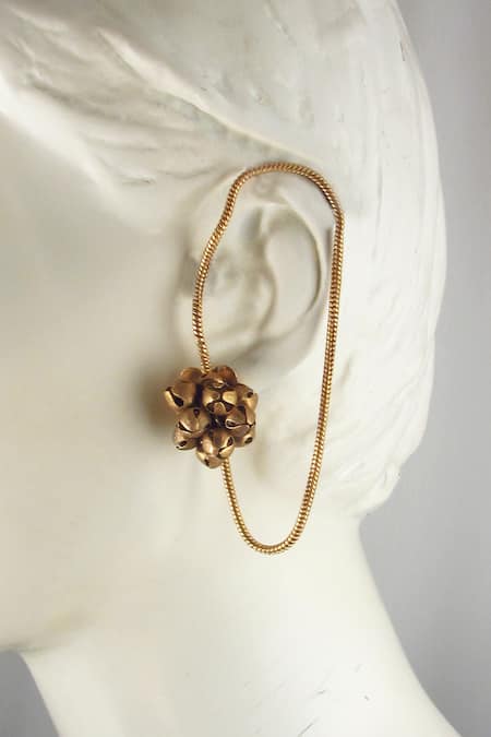 Suhani Pittie Gold Plated Ghungroo Kanuti Earrings 