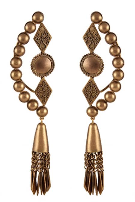 Suhani Pittie Chakra Kite Jhumka Drop Earcuffs 