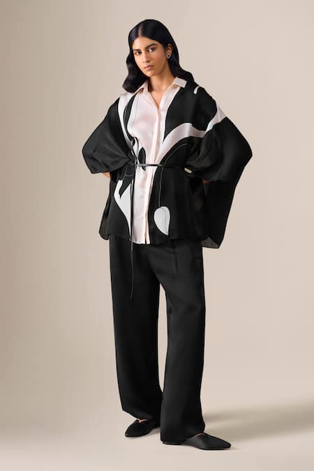 Ampm Elvira Printed Shirt & Pant Set 