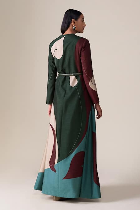 Ampm Areli Printed Kaftan With Belt 