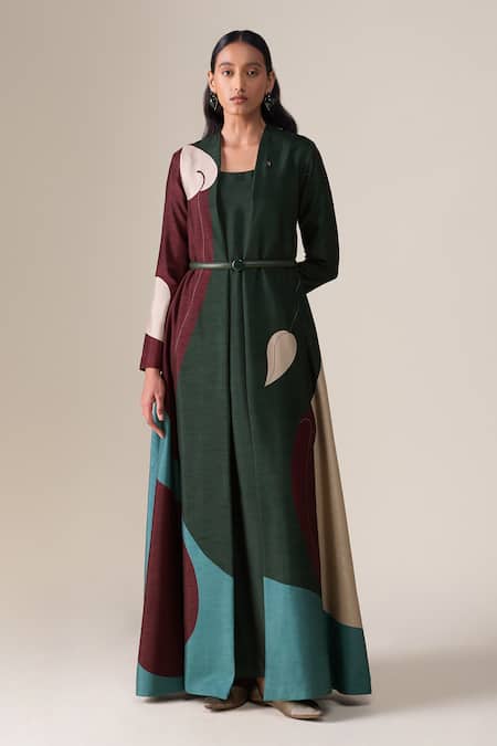 Ampm Areli Printed Kaftan With Belt 