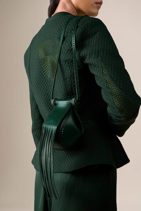 Ampm Zimri Brogue Pattern Bag 