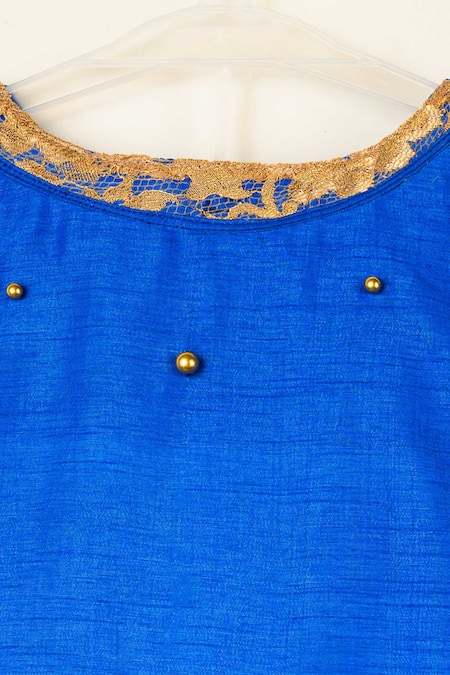 Darleen Kids Couture Neelkamal Embroidered Kurta With Salwar 