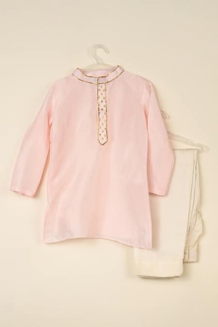 Darleen Kids Couture Meher Placement Embroidered Kurta Set 