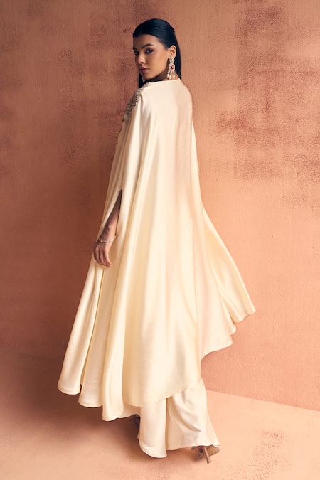 Label Moni K Sway Embroidered Kaftan With Pant 