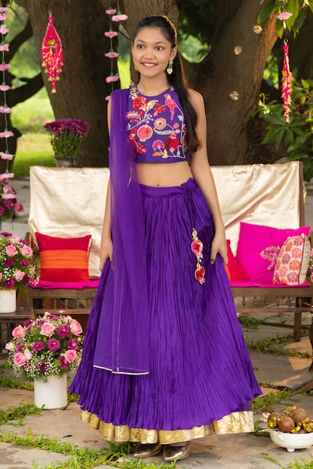 Panchhi By Kanupriya Tibrewala Anaar Bagh Lehenga Set 