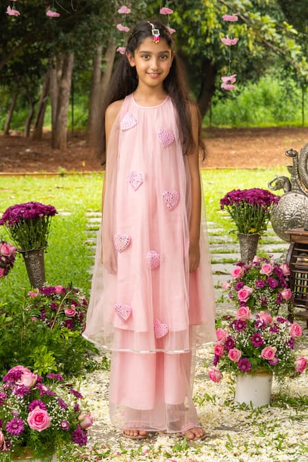 Panchhi By Kanupriya Tibrewala Dil Tunic & Palazzo Set 