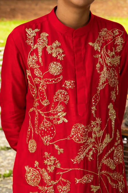 Panchhi By Kanupriya Tibrewala Anaar Bagh Kurta Set 