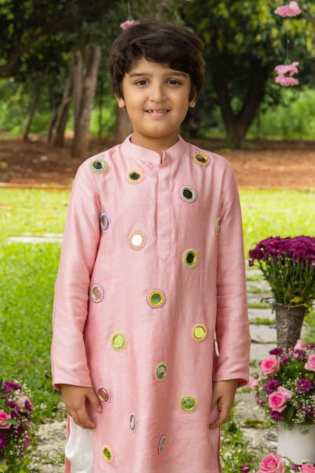 Panchhi By Kanupriya Tibrewala Gulab Bagh Kurta & Dhoti Pant Set 