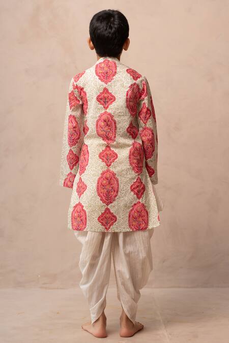 Plumcheeks Jharokha Angrakha Kurta Set 
