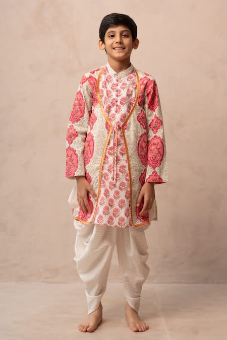 Plumcheeks Jharokha Angrakha Kurta Set 