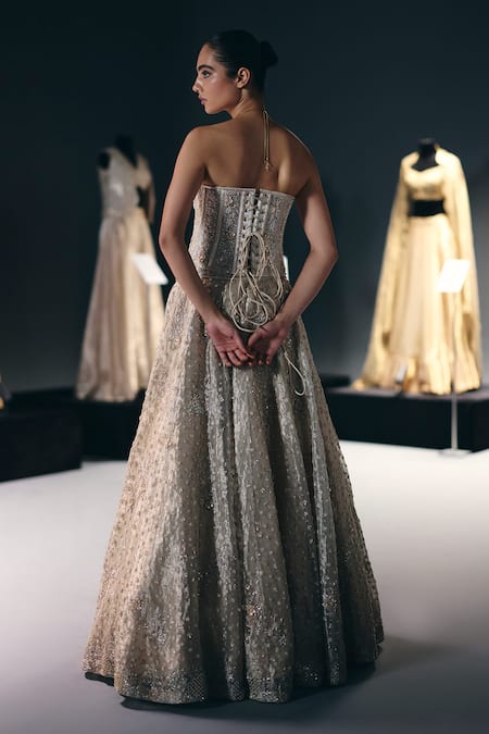 Sana Barreja Creation Oif Adam Embroidered Lehenga Set 