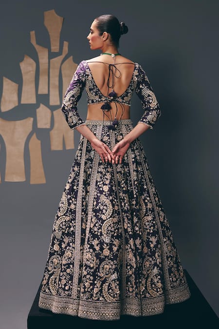 Sana Barreja Nightlife Embroidered Lehenga Set 