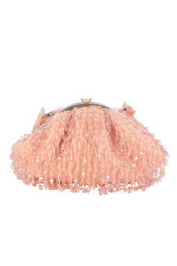 Buy_Nazaakat By Samara Singh_Blush Beads Batua Bag With Detachable Handle _Online_at_Aza_Fashions