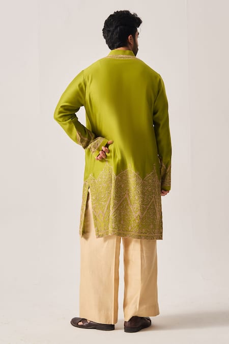 Wabi Sabi By Anshum-Ritesh Floral Dome Embroidered Kurta & Flare Pant 