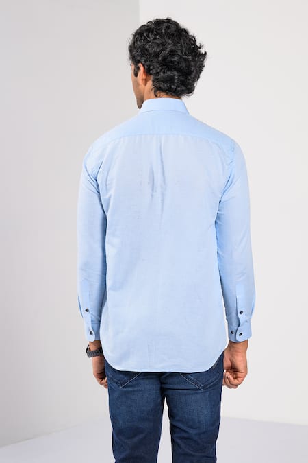 Kalpana Naik Harbour Dock Thread Embroidered Shirt 