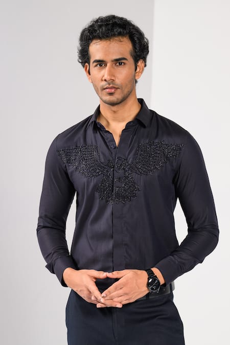 Kalpana Naik Eagle Pride Hand Embroidered Shirt 