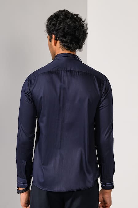 Kalpana Naik Pintuck Detail Stripe Detail Shirt 