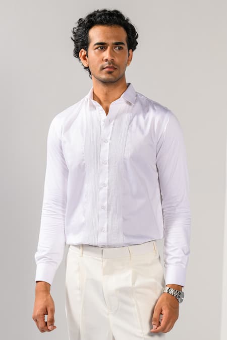 Kalpana Naik Pintuck Detail Shirt 